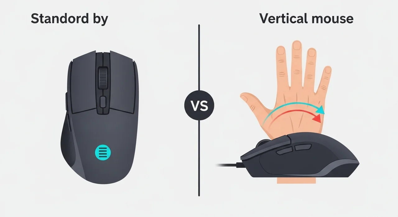 일반 마우스 vs 버티컬 마우스 전격 비교