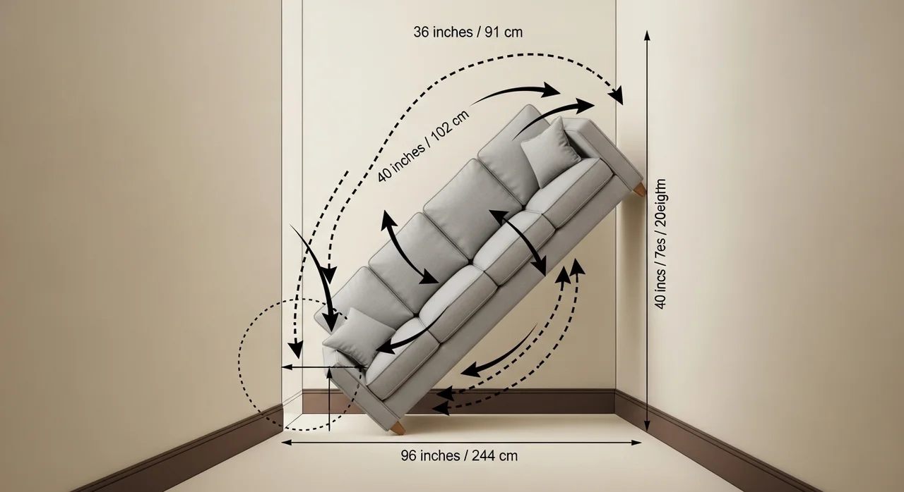 이동 경로 체크: 가구가 집 안으로 들어올 수 있나요?