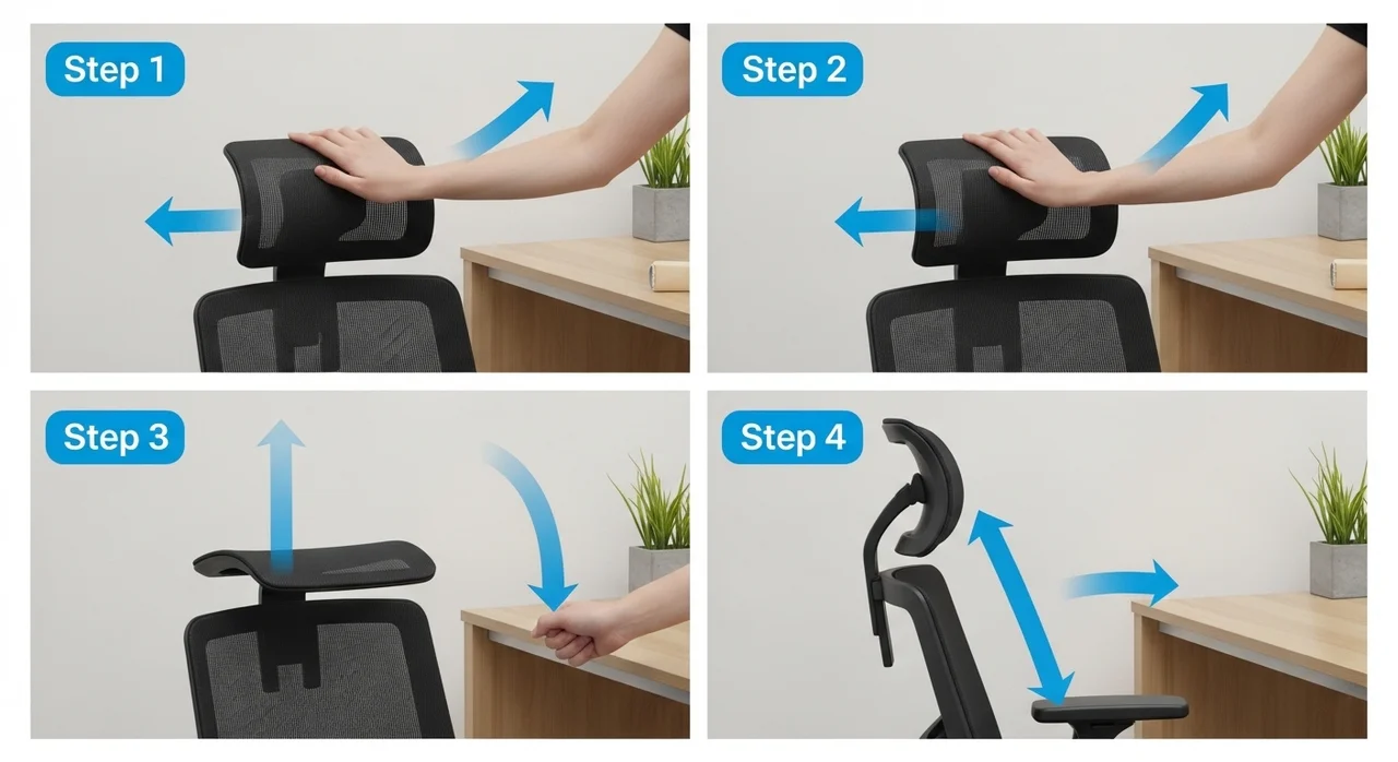 전문가가 추천하는 올바른 팔걸이 높이 설정 3단계