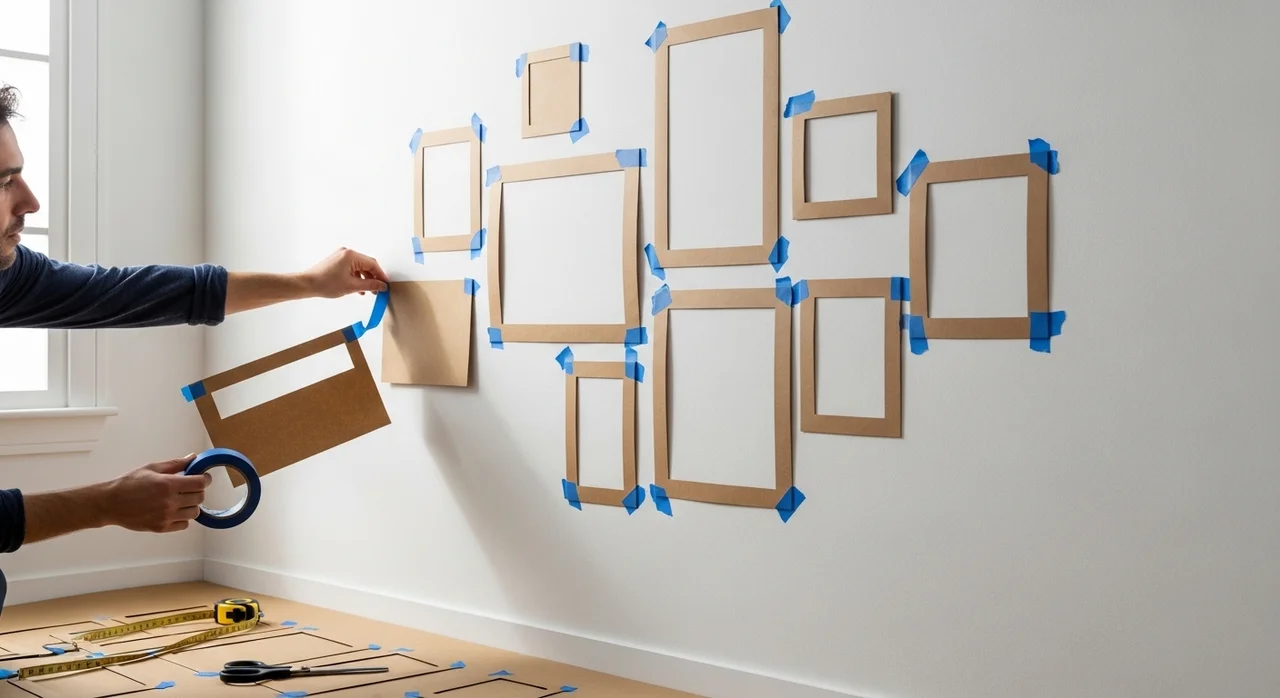 실패 없는 액자 배치 실전 4단계