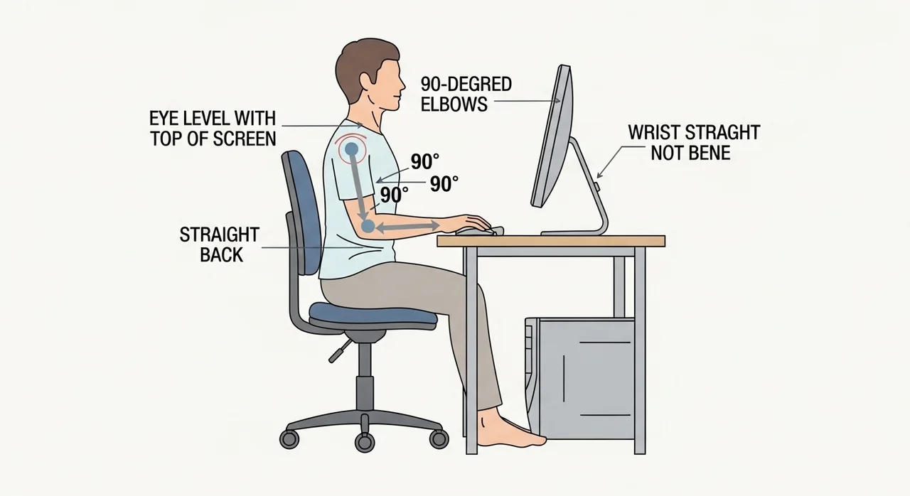 거북목 탈출! 올바른 거치대 세팅 3단계