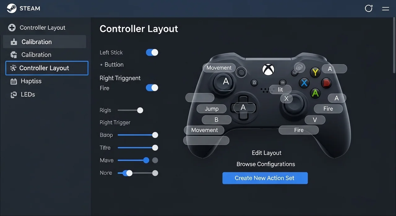 스팀 인풋(Steam Input) 설정 단계별 가이드
