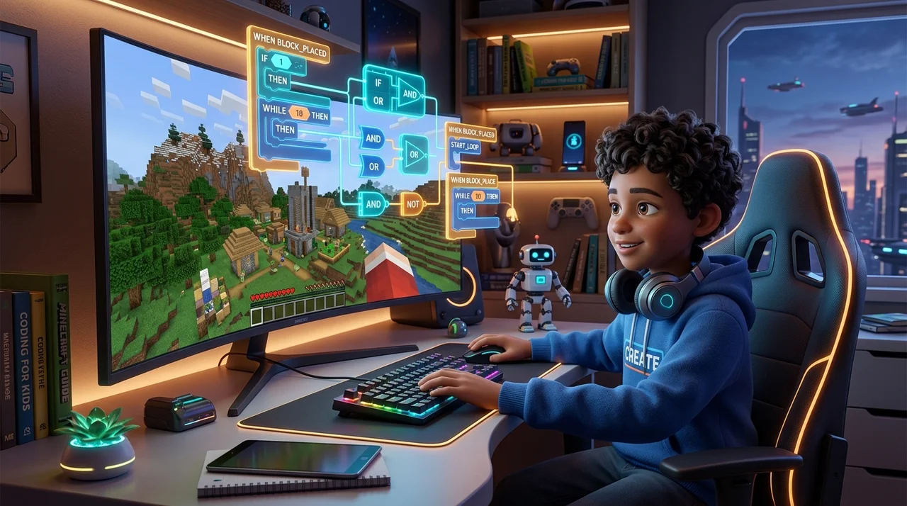 마인크래프트 코딩 교육 효과 5가지, 단순 게임이 아닌 이유