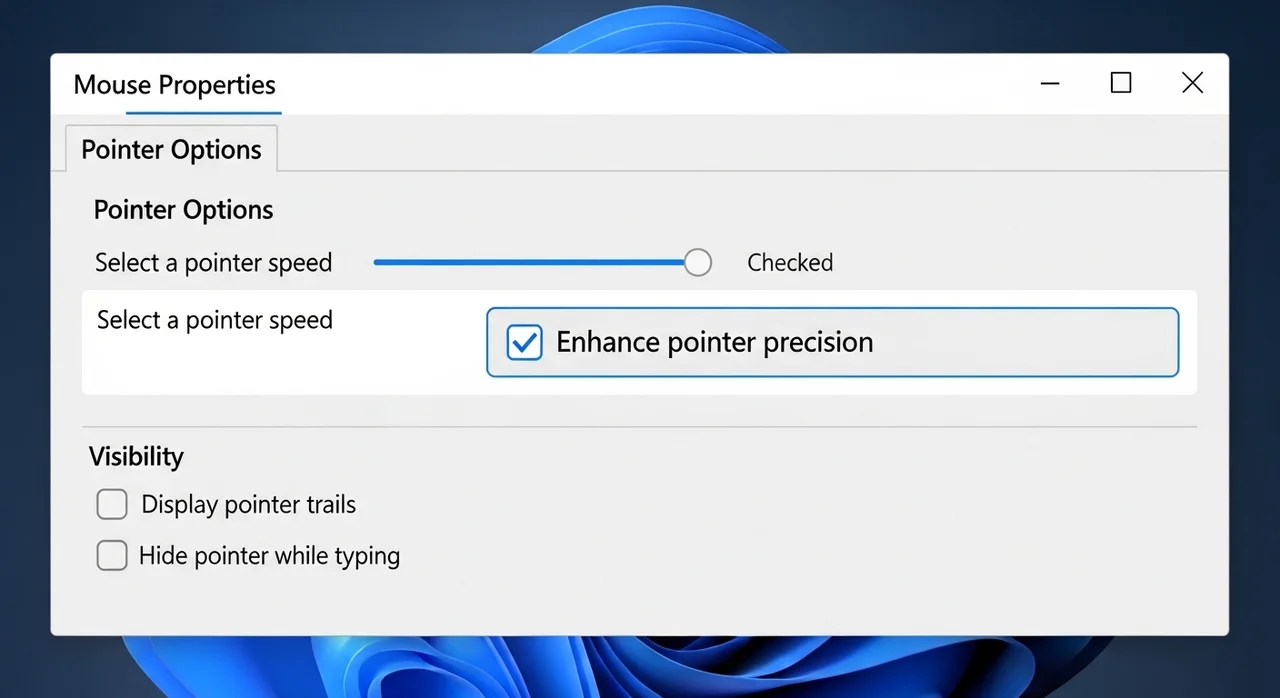 윈도우 마우스 최적 설정 3단계 가이드
