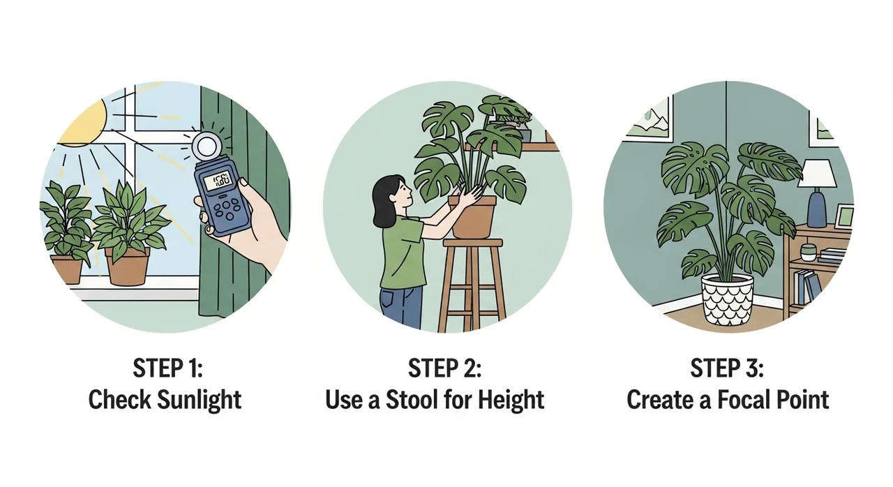 실패 없는 화분 배치 3단계 전략