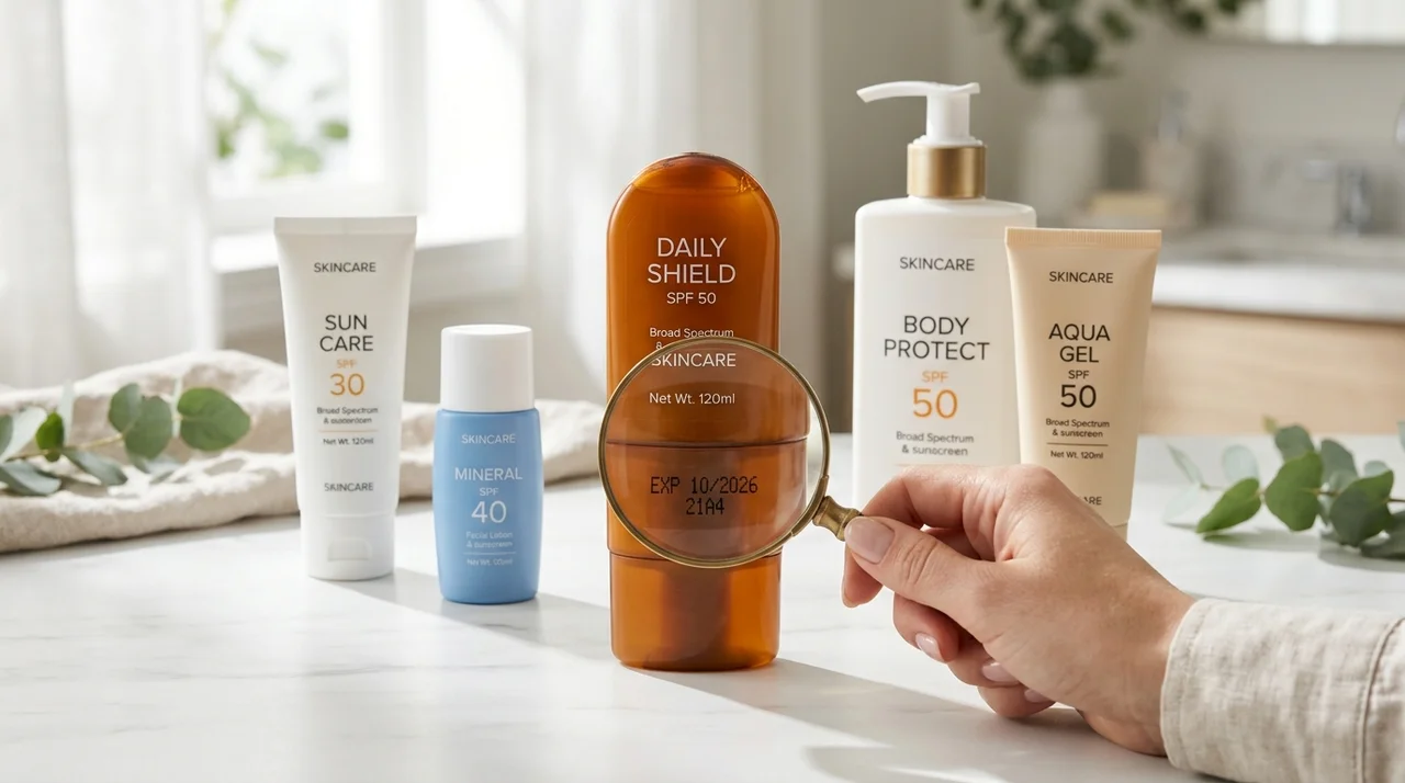 선크림 유통기한 확인법 및 올바른 폐기법 (개봉 후 기간 준수!)