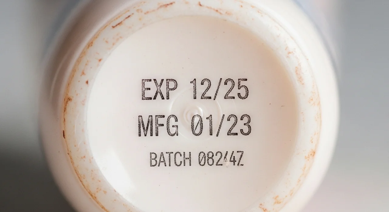 선크림 용기 속 약어 읽는 법 (MFG, EXP, M)