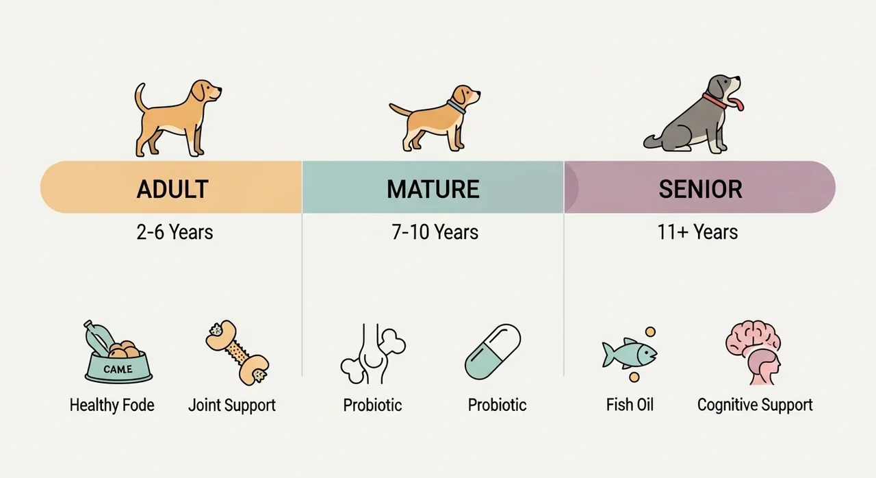 연령별 노견 영양제 급여 가이드
