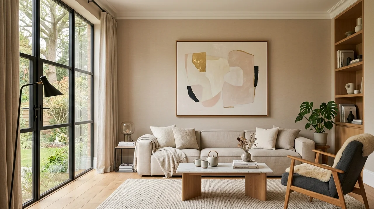 인테리어 벽지 색상과 액자 조화: 분위기를 바꾸는 완벽한 컬러 매칭법