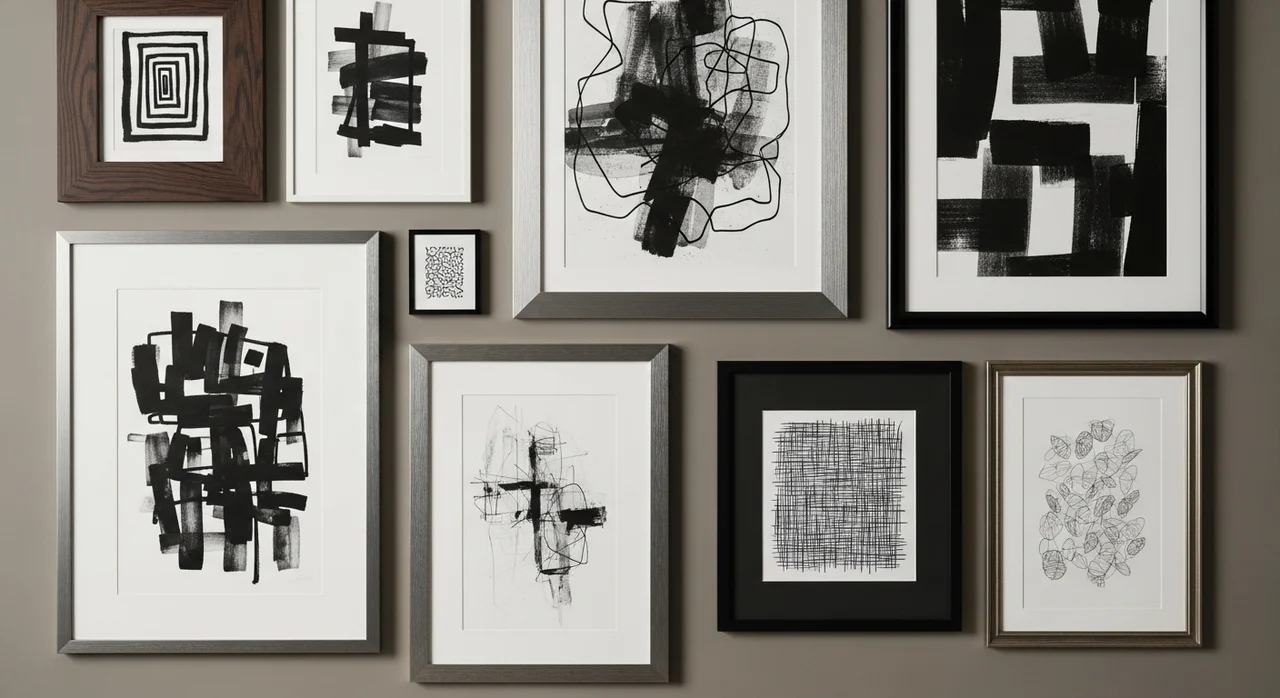 인테리어 벽지 색상과 액자 조화, 왜 중요한가요?