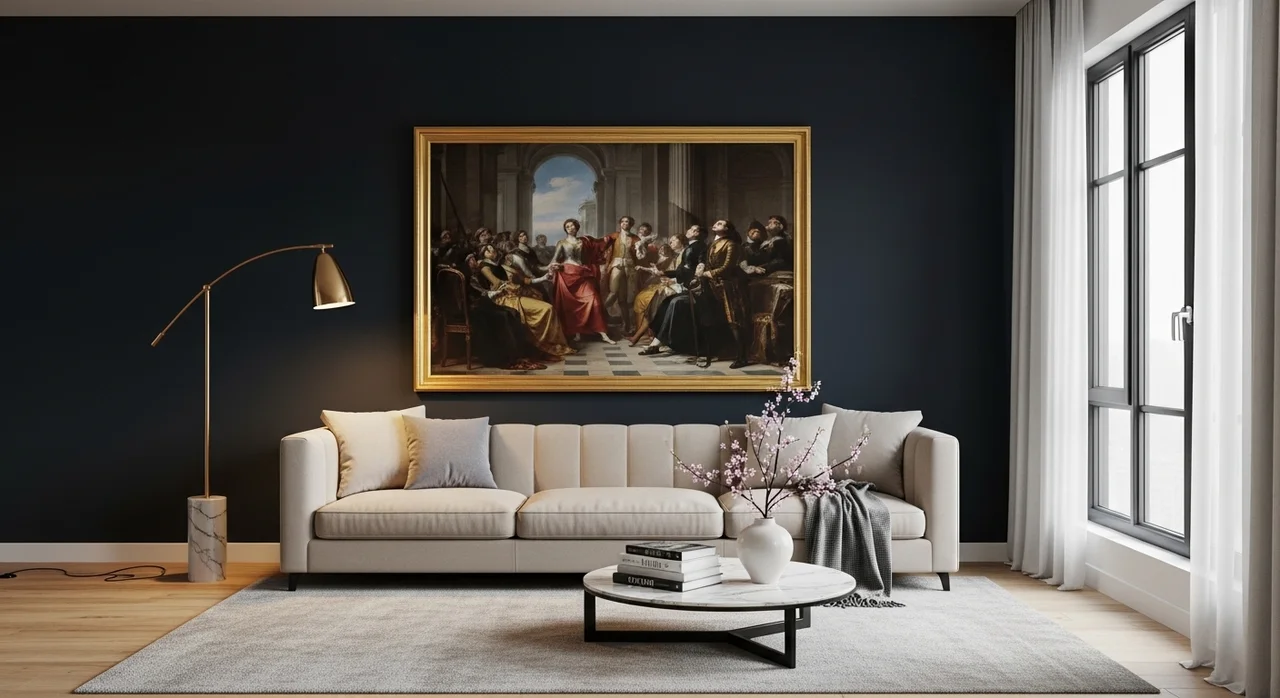 공간별 실패 없는 벽지-액자 컬러 매칭 테이블