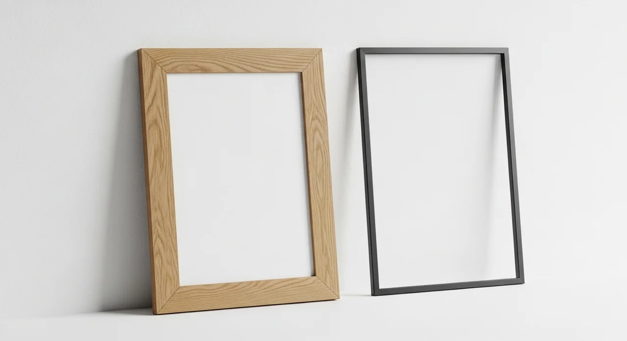 프레임 소재 비교: 우드 vs 메탈 무엇을 고를까?