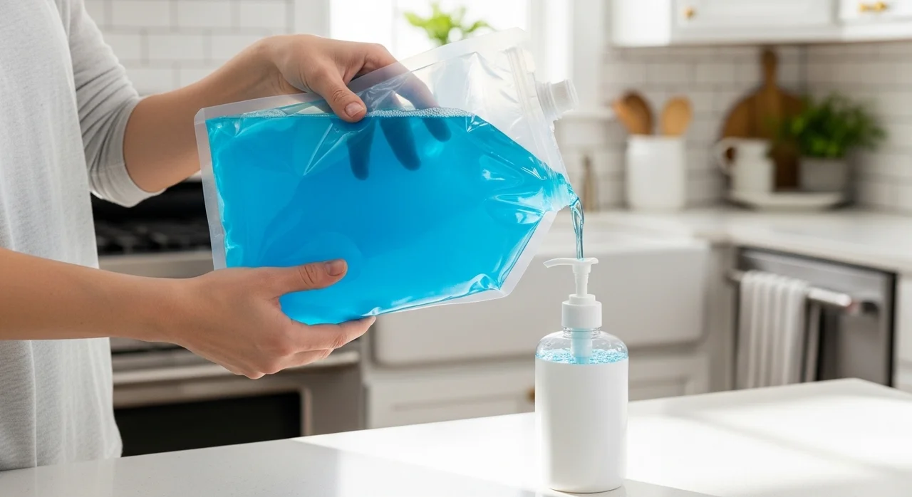 설거지 비용 줄이는 똑똑한 선택, 왜 리필형인가요?