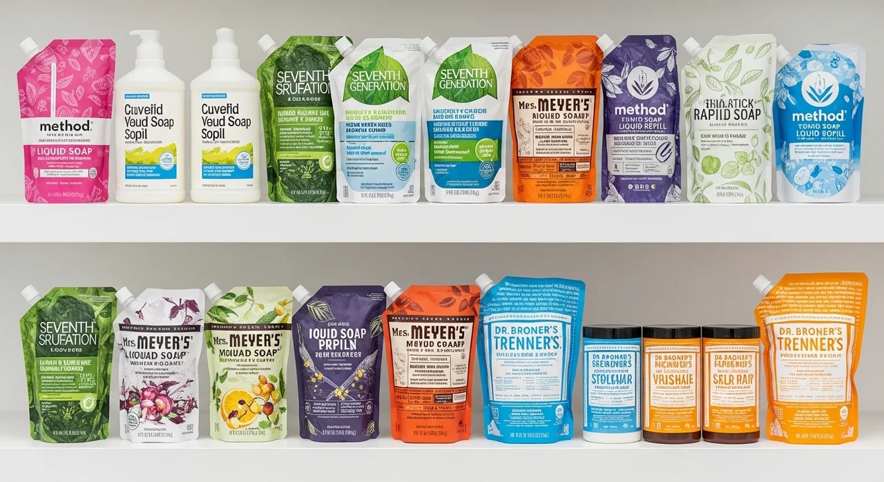 인기 가성비 주방 세제 리필형 제품 비교