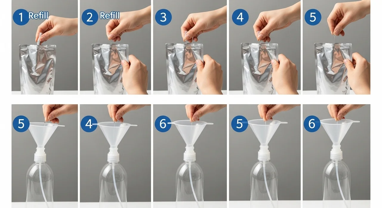 리필형 세제, 똑똑하게 소분하고 보관하는 법