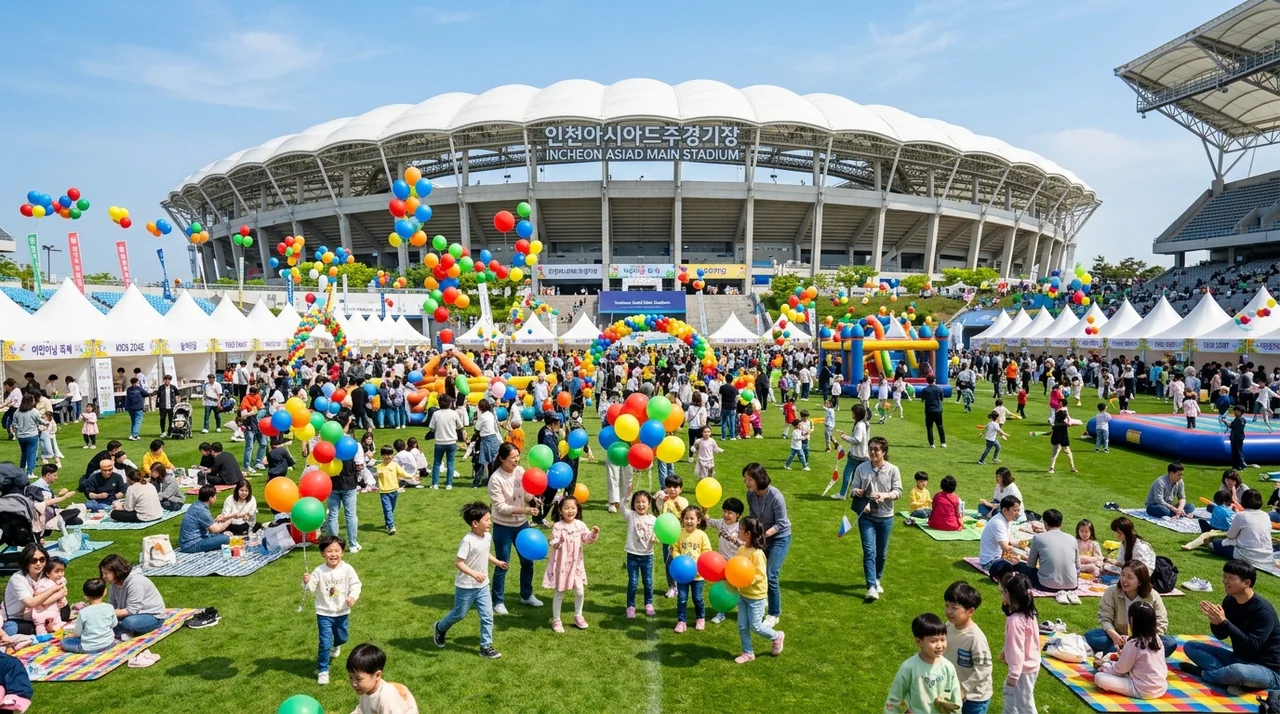 인천아시아드 어린이날 행사 2026 주차 명당과 체험 부스 총정리