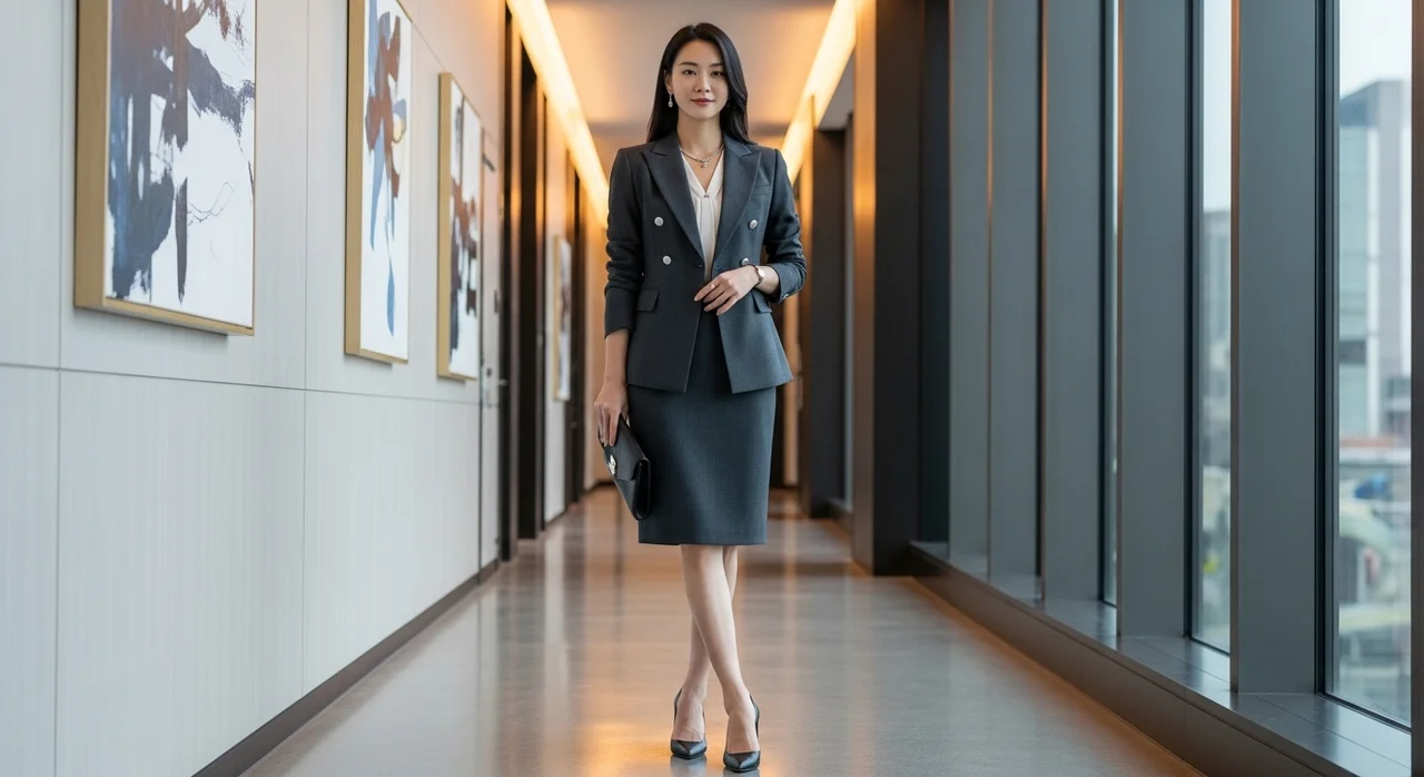 168cm 윤아의 시원시원한 모델 핏 스타일링