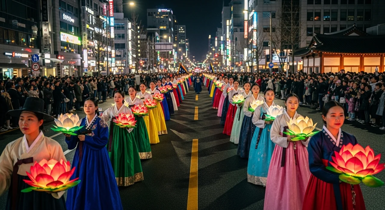 부산연등회의 꽃, 제등행렬 관람 가이드