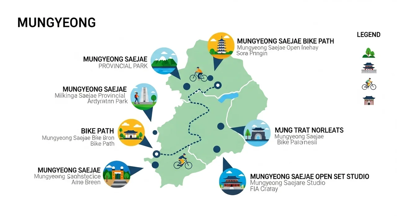한눈에 비교하는 문경 핵심 명소 리스트